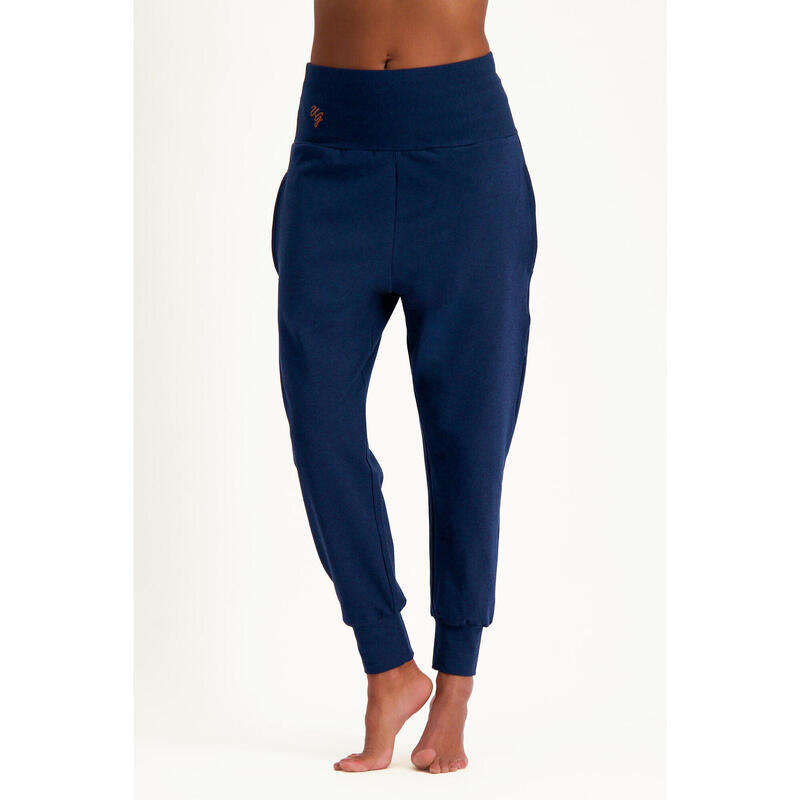Pantalon de yoga coupe ample super confortable Bhumi - Blue Minuit