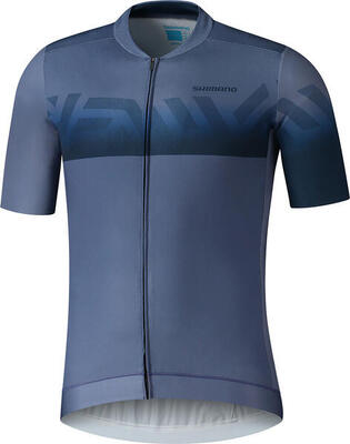 Shimano Kita S.s. Zip Jersey Gris