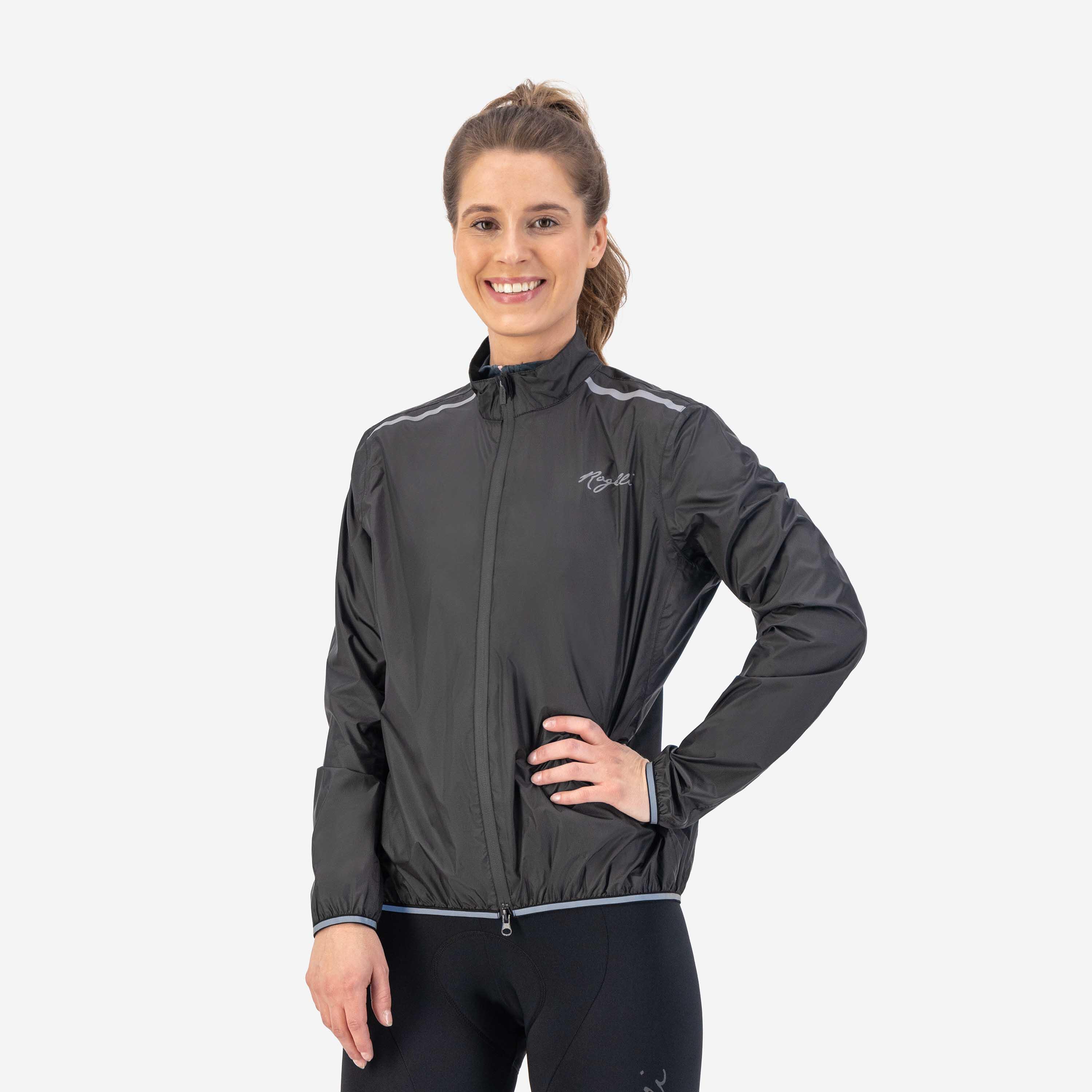 Rogelli - Veste Velo Pluie Vent Femme - Essential - Veste - Noir - 52 2xl - Decathlon