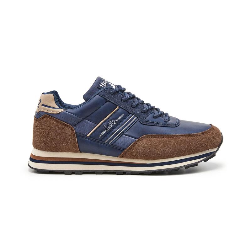 Zapatillas Deportivas Caminar Hombre Lois 64322 Azul Marino con Cordones