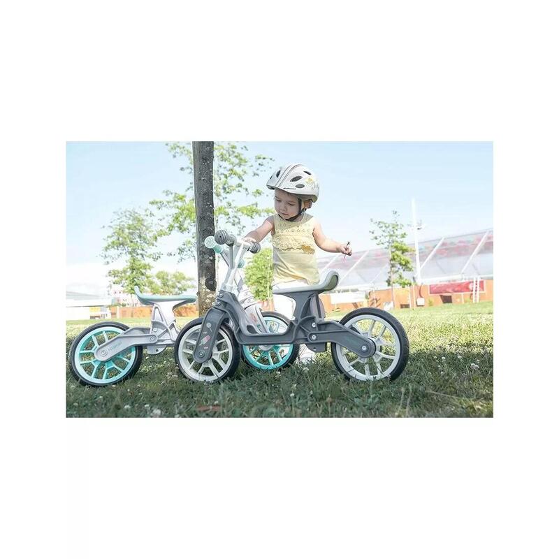 Balance Bike - Lernfahrrad für Kinder Grau und beige