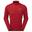 Dart Zip Neck Long Sleeved T-shirt - Red