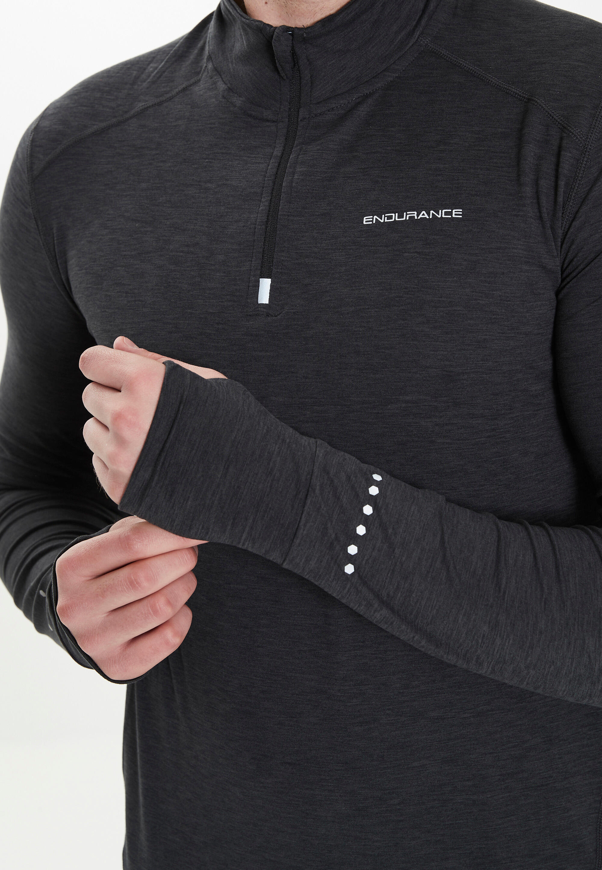 Bluza do biegania męska Endurance Tune Melange 9/15