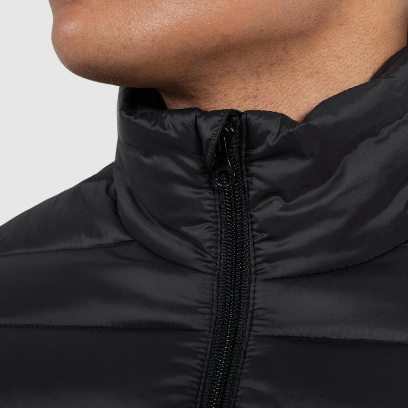 Herren Daunenjacke Braiden Schwarz für Sport & Freizeit