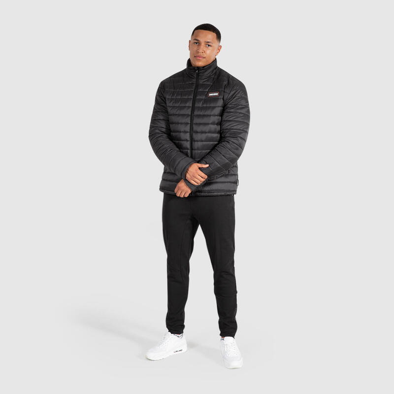 Herren Daunenjacke Braiden Schwarz für Sport & Freizeit