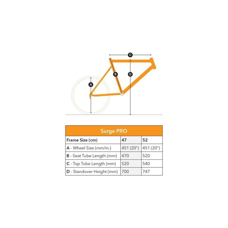 (已安裝) TERN ROJI BIKE SURGE PRO 451小輪徑 47CM - 藍色