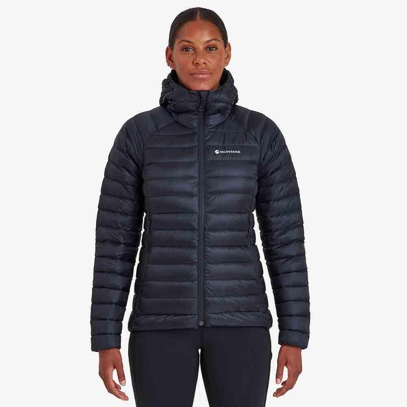 W Anti Freeze Hoodie Women's Down Jacket - Dark Blue