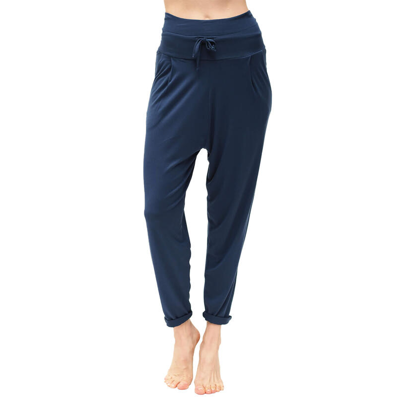 Yoga Pants Bali Yoga Damen Blau Stretchig KISMET