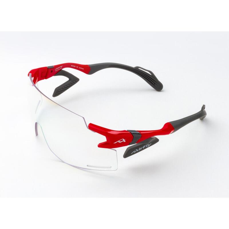 AF-301 C-6BK Photochromic Lens Sunglasses - Red