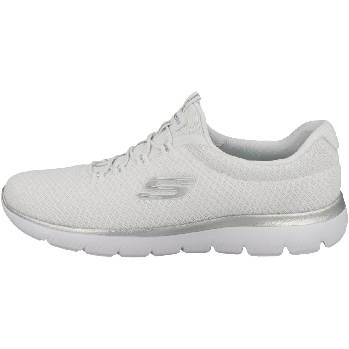 Obuwie Sportowe Damskie Skechers Summits Biały