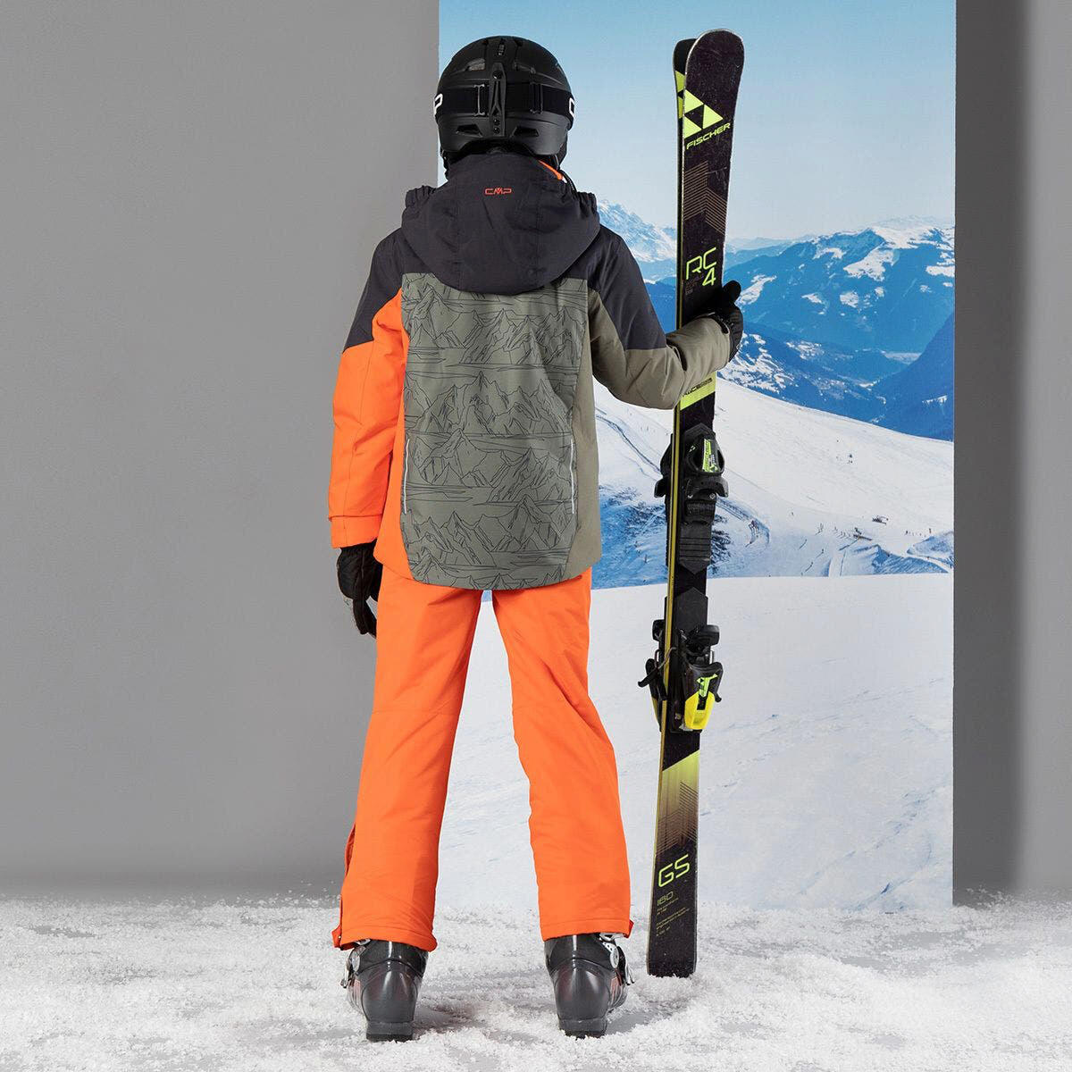 CMP Kinder Ski Hose Ski Salopette 3W15994 5/6