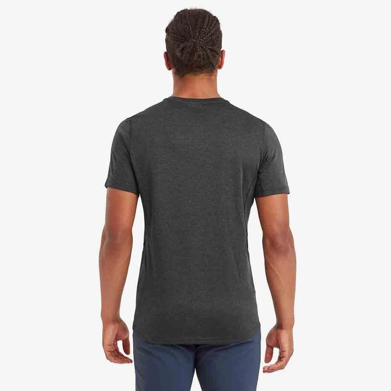 Dart T Shirt 男款短袖圓領快乾衫 - 深灰色