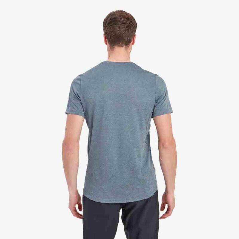 Dart T Shirt 男款短袖圓領快乾衫 - 淺藍色