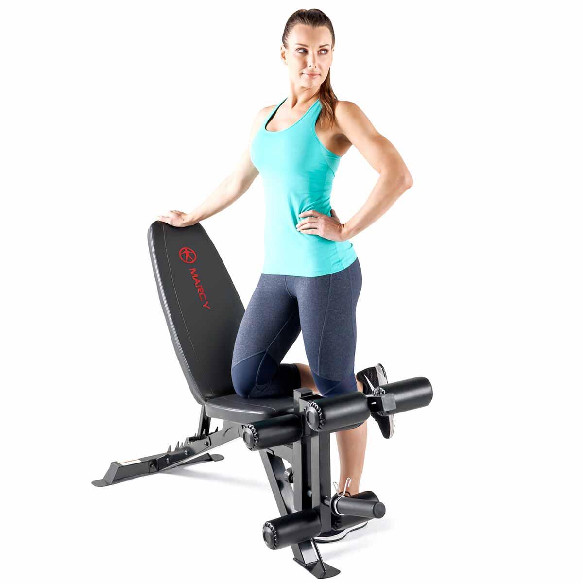 MARCY ECLIPSE UB9000 ADJUSTABLE WEIGHT UTILITY BENCH AND LEG DEVELOPER 7/7