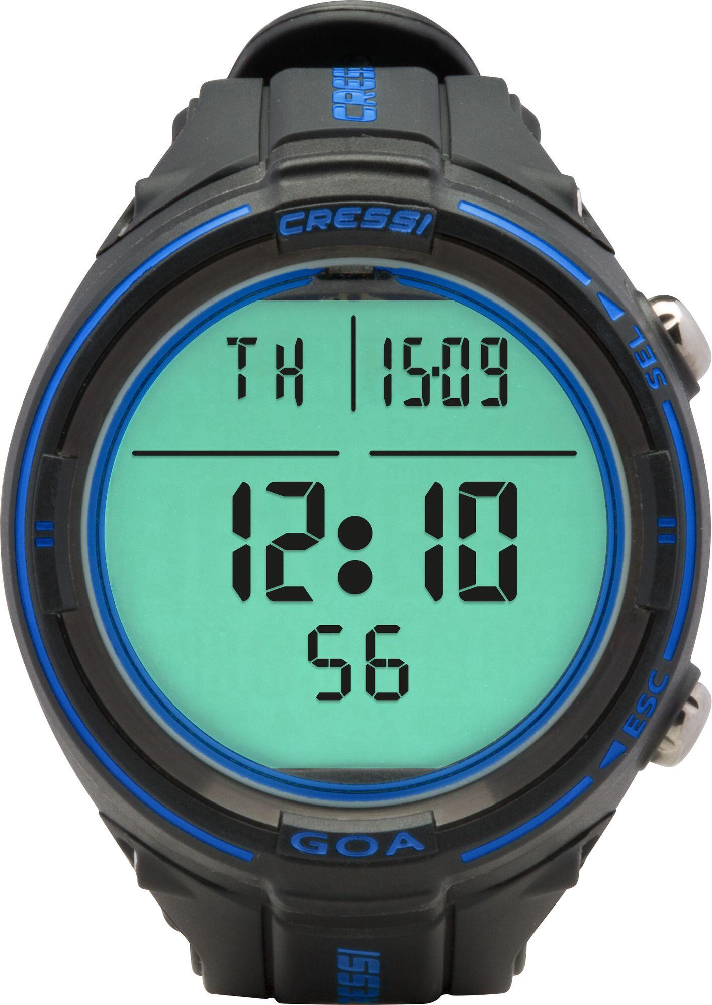 CRESSI GOA orologio/computer per immersioni Nero/Blu