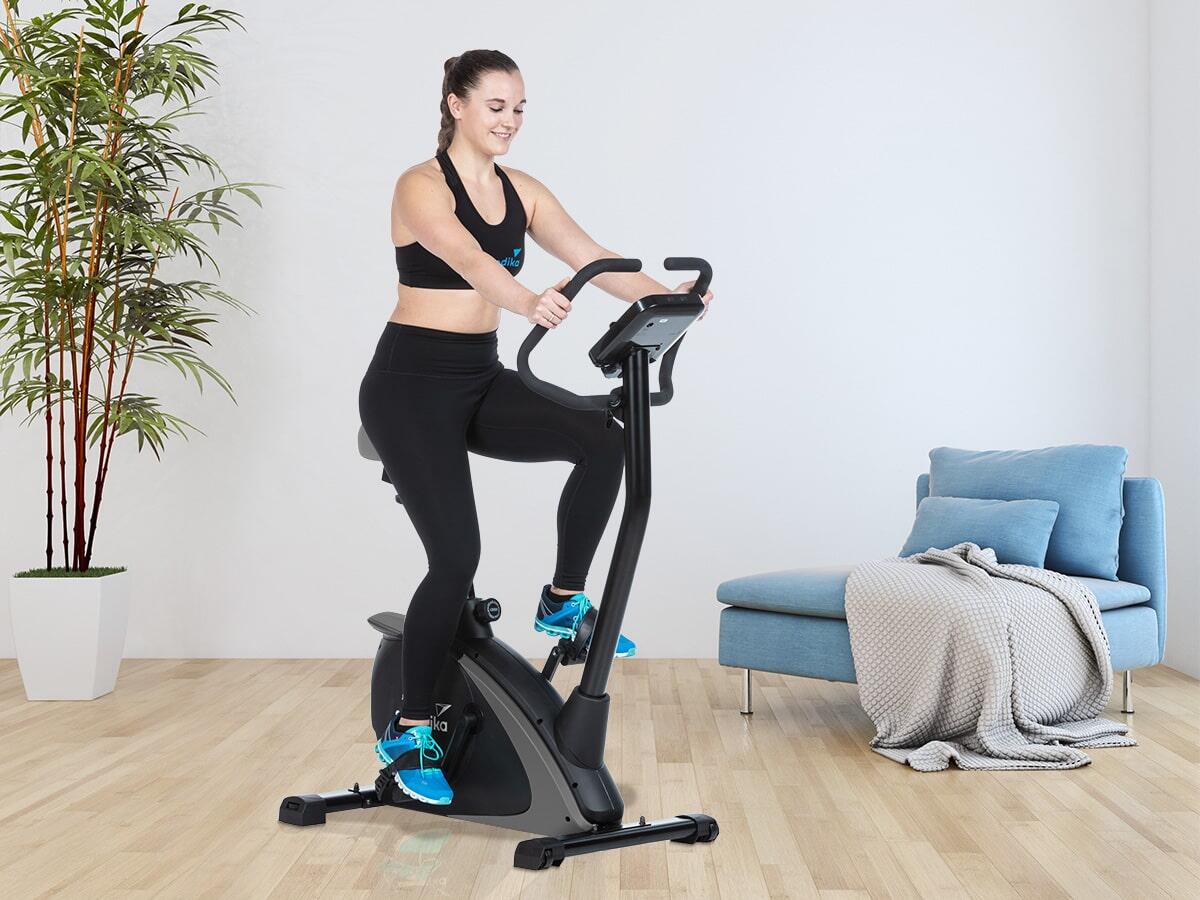 Vélo d'appartement Vinneren - connecté - Inertie 11 kg - 12 Prog. - Max. 130 kg 2/7