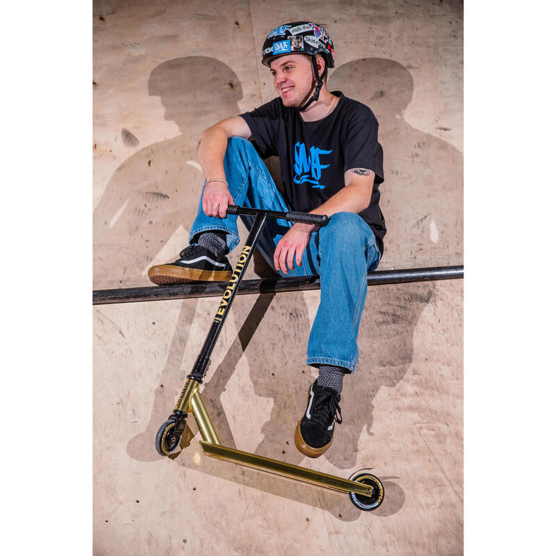 Trotineta RAVEN Evolution Rookie 100mm, Auriu