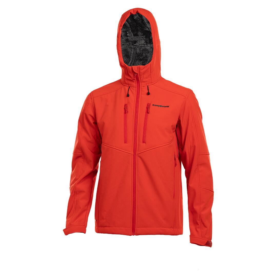 TRANGOWORLD Softshell para Hombre Trangoworld Chantar Rojo/Rojo