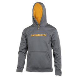 Sudadera para Hombre Trangoworld Login Gris/Naranja