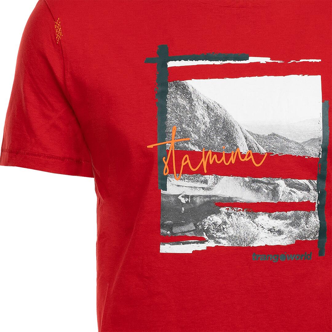 Camiseta para Hombre Trangoworld Stamina Rojo 2/3