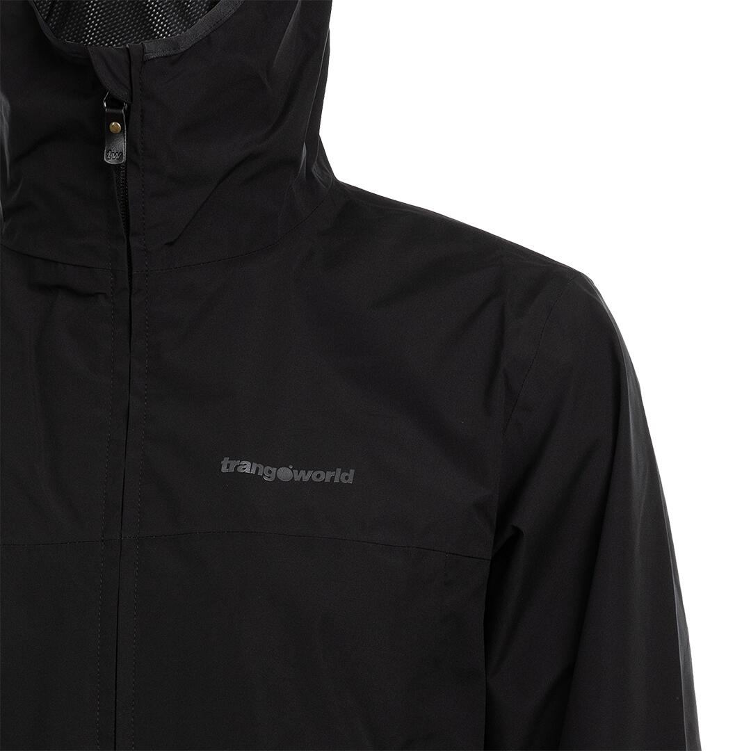 Chubasquero para Hombre Trangoworld Speke th Negro/Negro Impermeable 2/3
