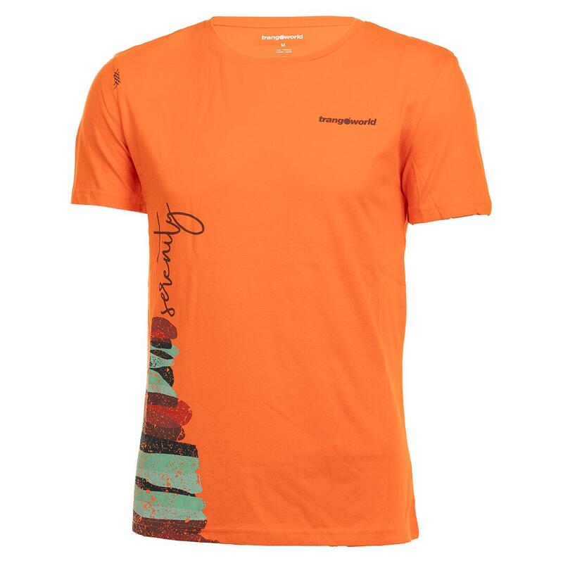 Camiseta de manga corta para Hombre Trangoworld Tolarp Naranja