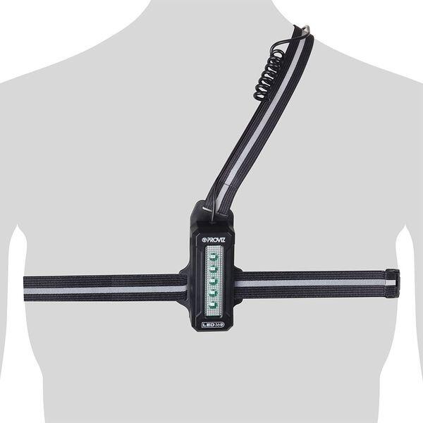 Proviz LED360 Running Chest Light 500 Lumens with Reflective Band