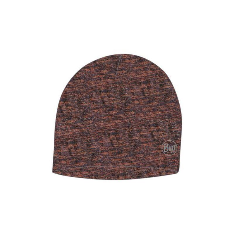 Czapka do biegania unisex Buff DryFlx Beanie Cinnamon bezszwowa, ultralekka