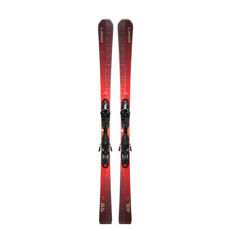 Pack Skis Primetime 55+ + Fixations Emx 12.0 Gw Red Homme