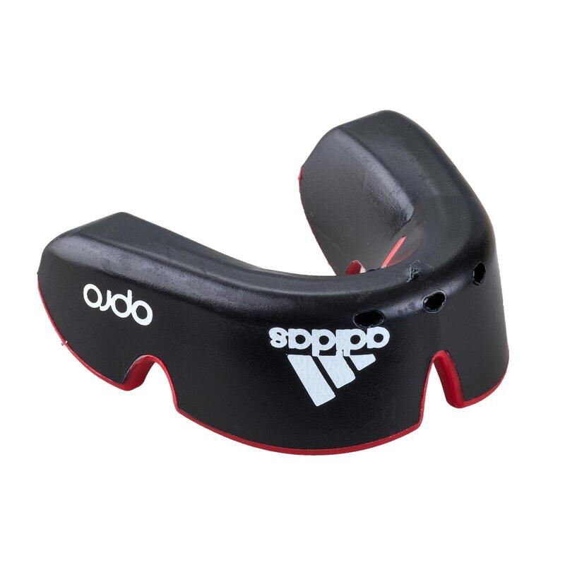 Adidas Mouthguard Opro Gen4 - Silver Edition - Rouge/Noir