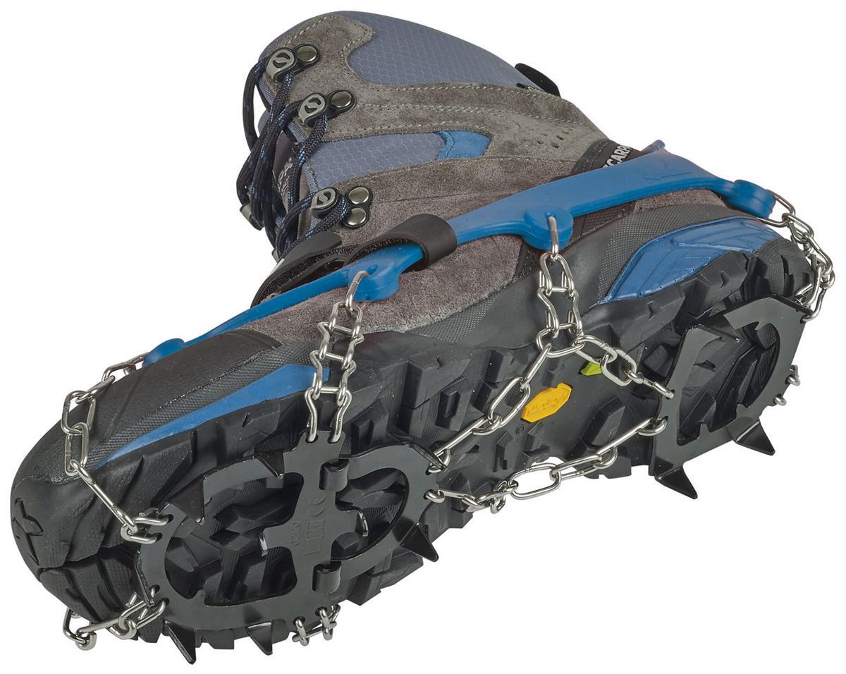 Crampons Camp Ice Master XL 45-47 13 pointes acier bleu manchon nylon élastique 2/3
