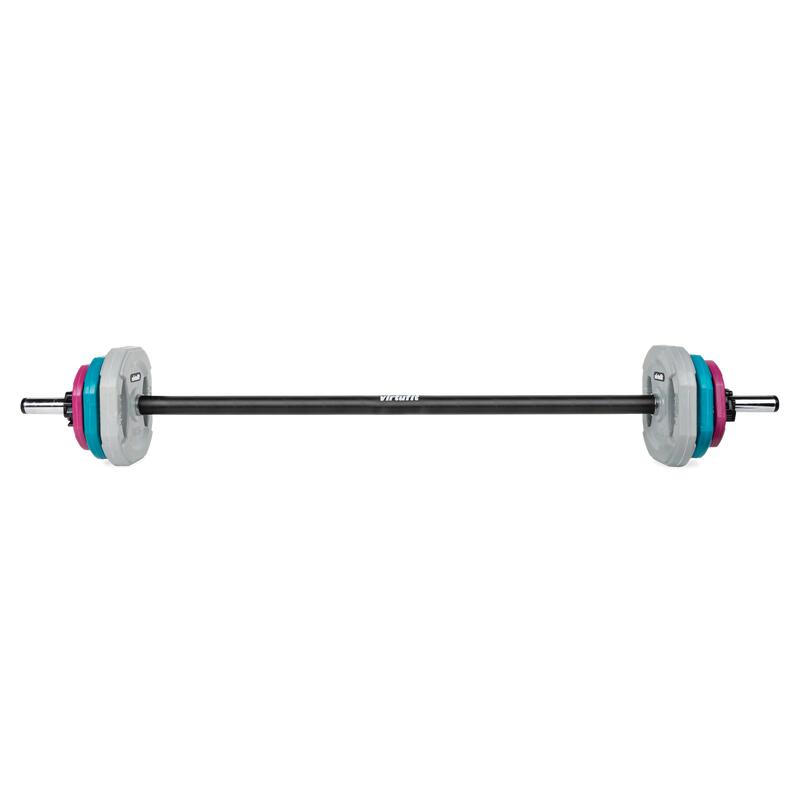 Kit de pompe aérobie en caoutchouc - Musculation - 20 kg - Coloré