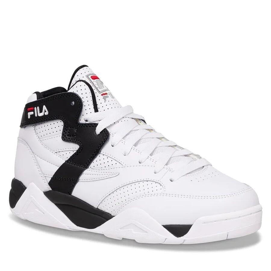 Buty do koszykówki męskie Fila M-Squad biało-czarne