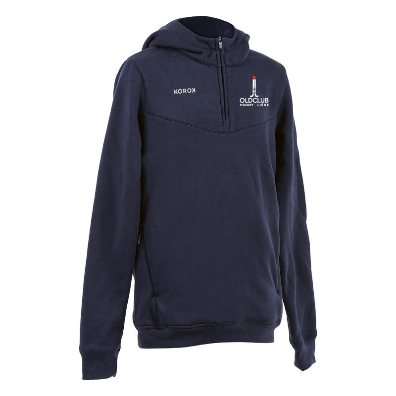 Sweat-shirt de Old Club de Liege homme FH500 bleu marine