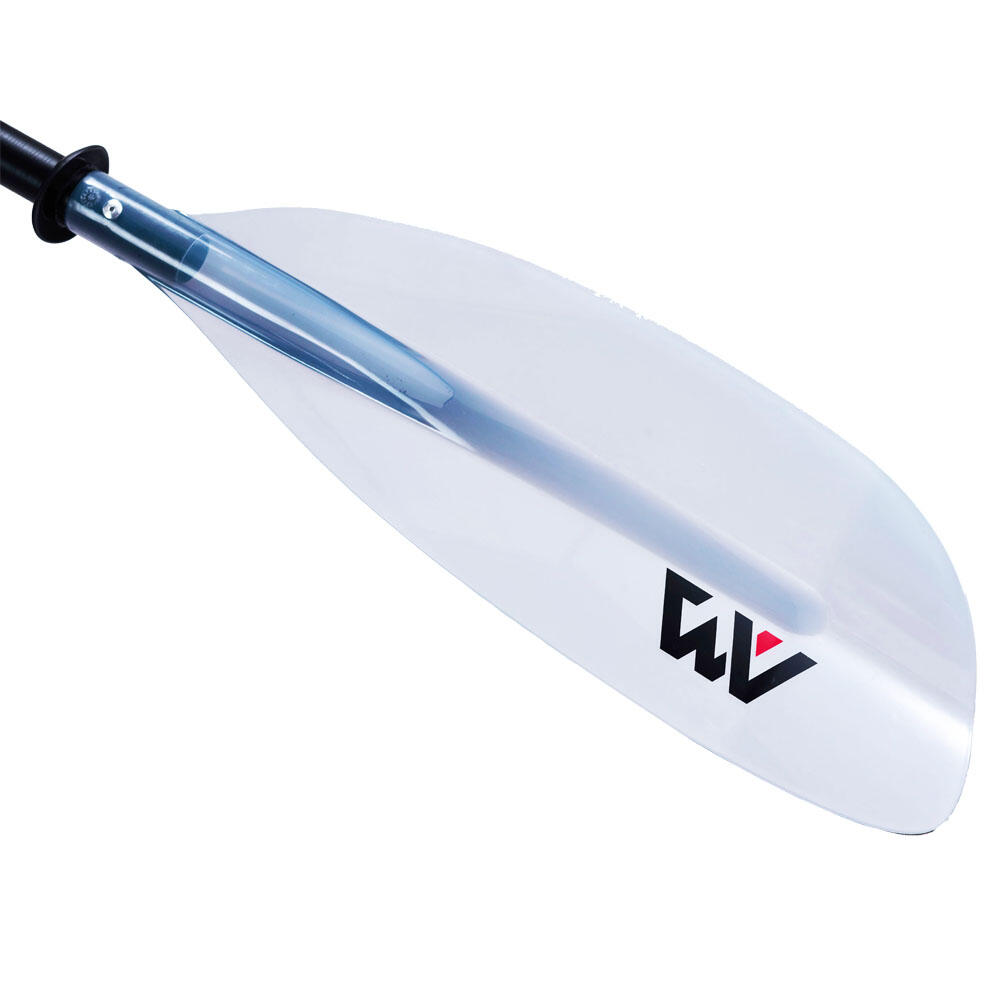 Aqua Marina KP-2 Fiberglass Kayak Paddle with Clear/Grey Blade 2/5