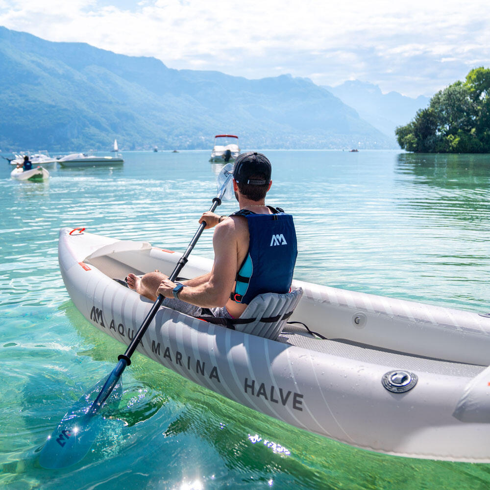 Aqua Marina KP-2 Fiberglass Kayak Paddle with Clear/Grey Blade 5/5