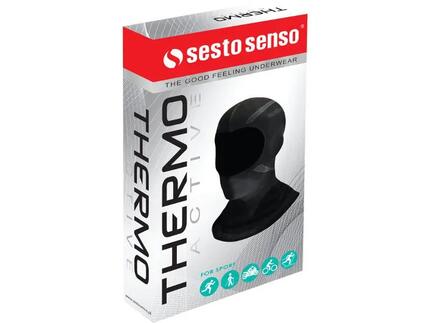 Kominiarka termoaktywna, do sportów zimowych Sesto Senso Thermo Active Black