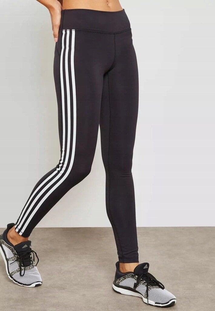 Leggings adidas 3Stripes donna, nero 5/5