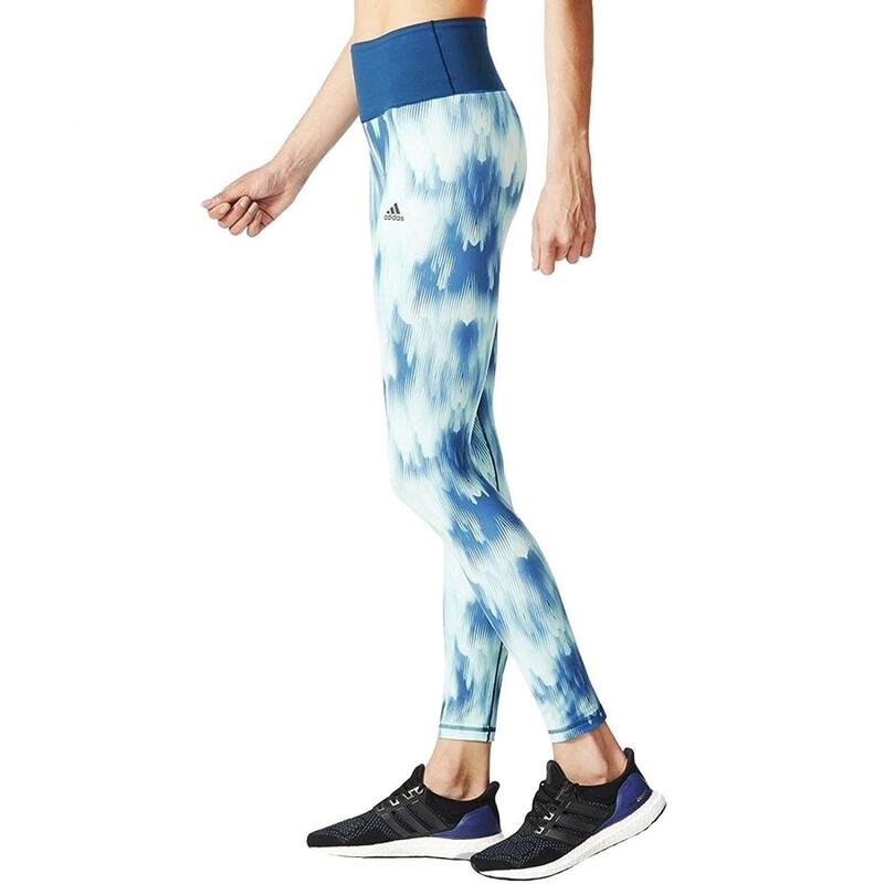 Leginnsy damskie z wysokim stanem Adidas Longtight All Over Print