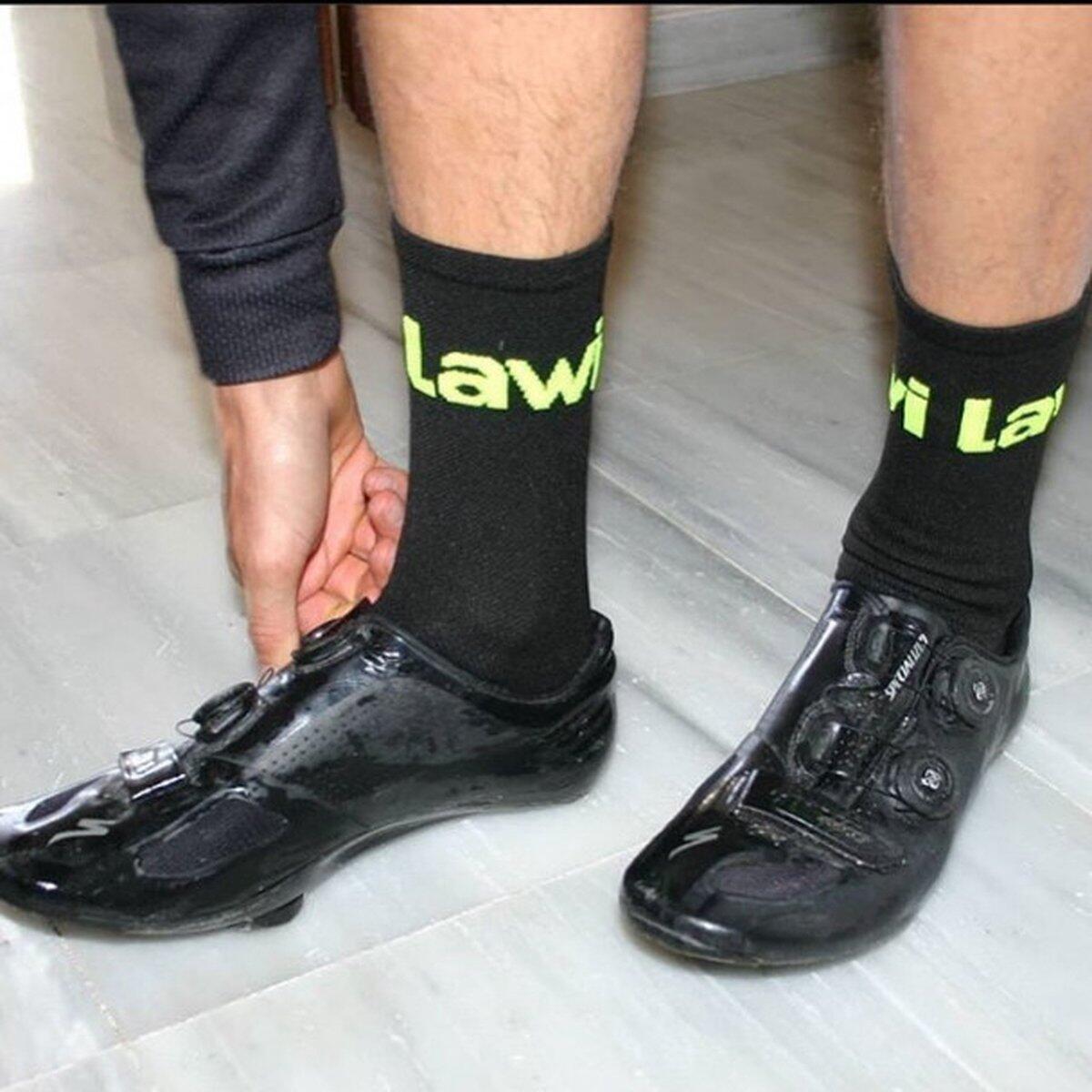 Chaussettes Vélo Zorbig noir/jaune 3/3
