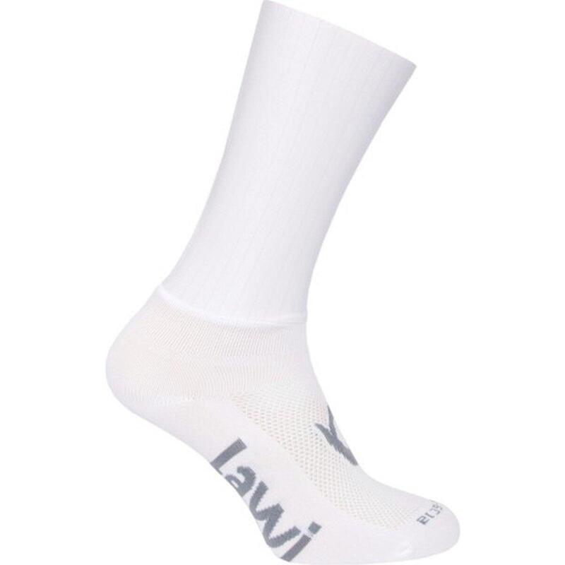 Chaussettes Vélo Aero blanc absolu