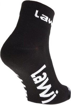 Fietssokken kort zorbig zwart/roze