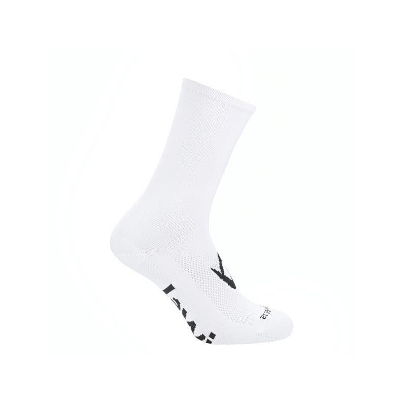 Chaussettes Vélo Longues Tout blanc