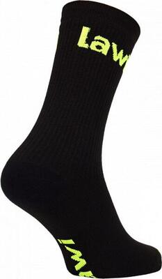 Fietssokken winter spike zwart/geel
