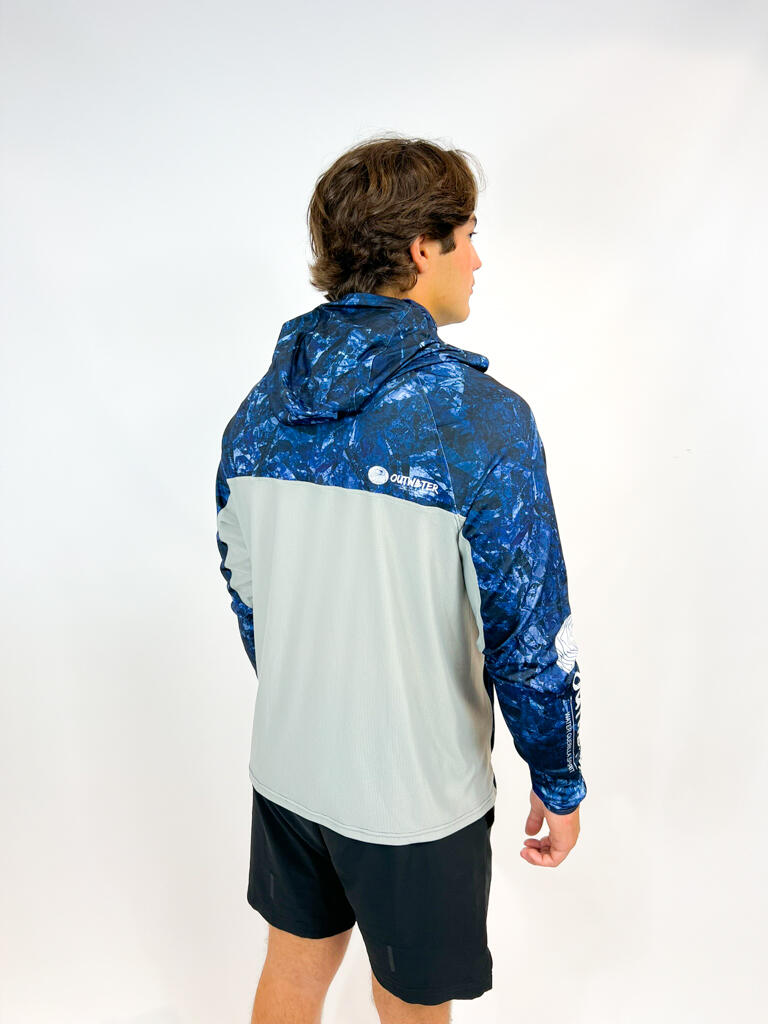 jersey anti UV  à capuche Outwater GUERILLA PRO 2/7