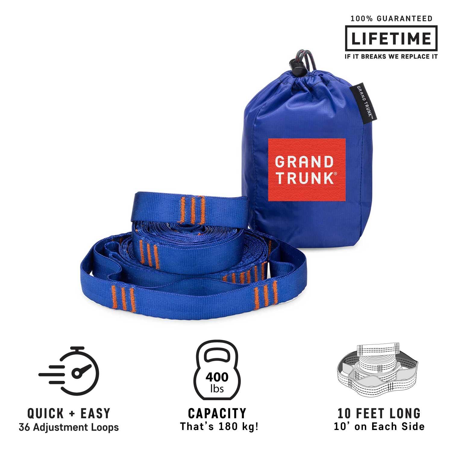 Taśmy do hamaka Grand Trunk Straps blue 2/7