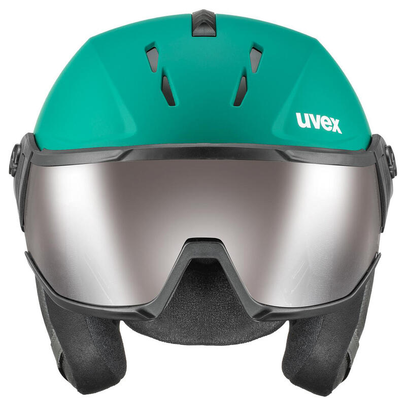 Kask narciarski snowboardowy unisex Uvex Instinct Visor Pro V szybka Variomatic