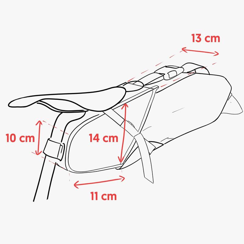 Bolsa de sillín reciclada