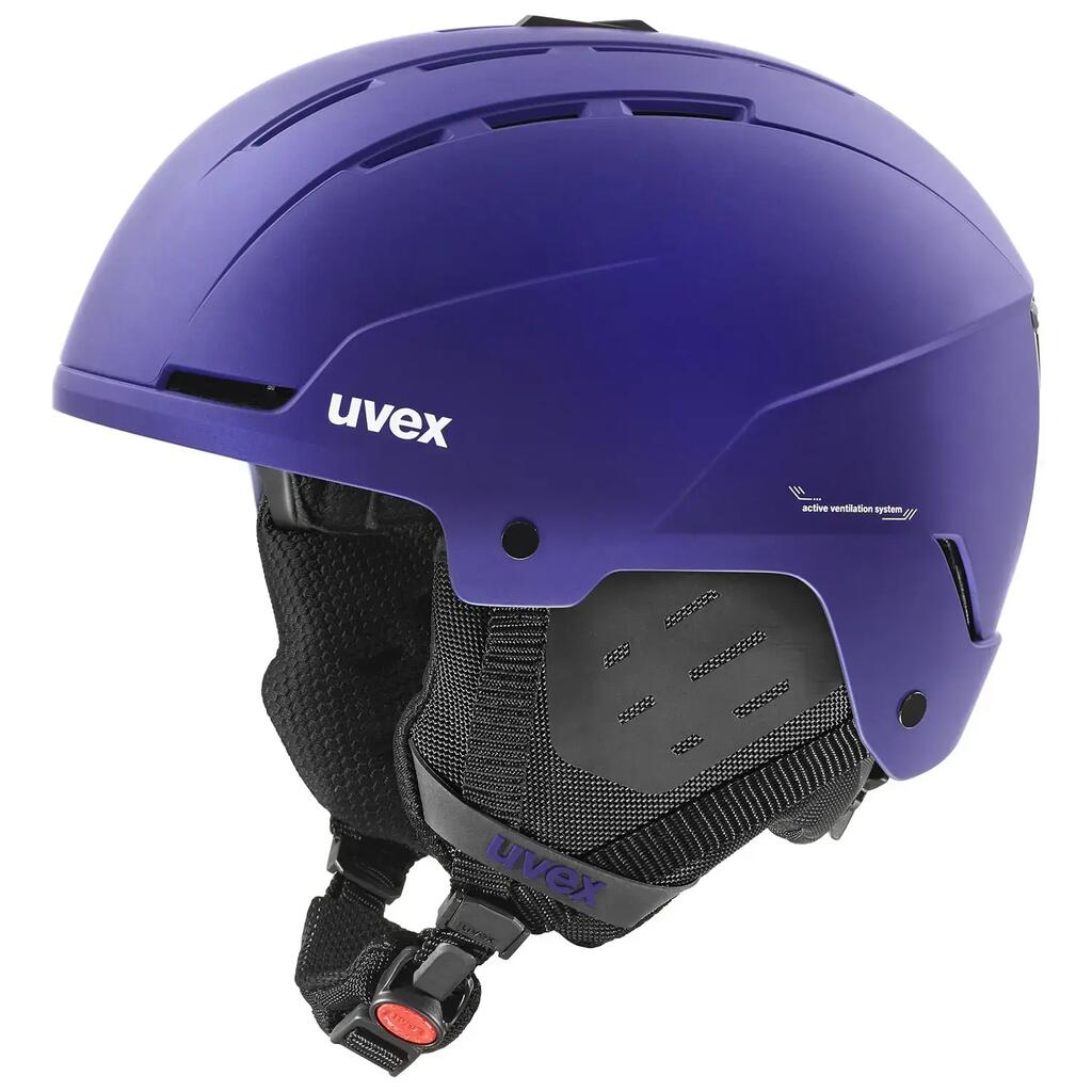 Uvex Ski Helmet - Stance Purple Bash Matt for Men