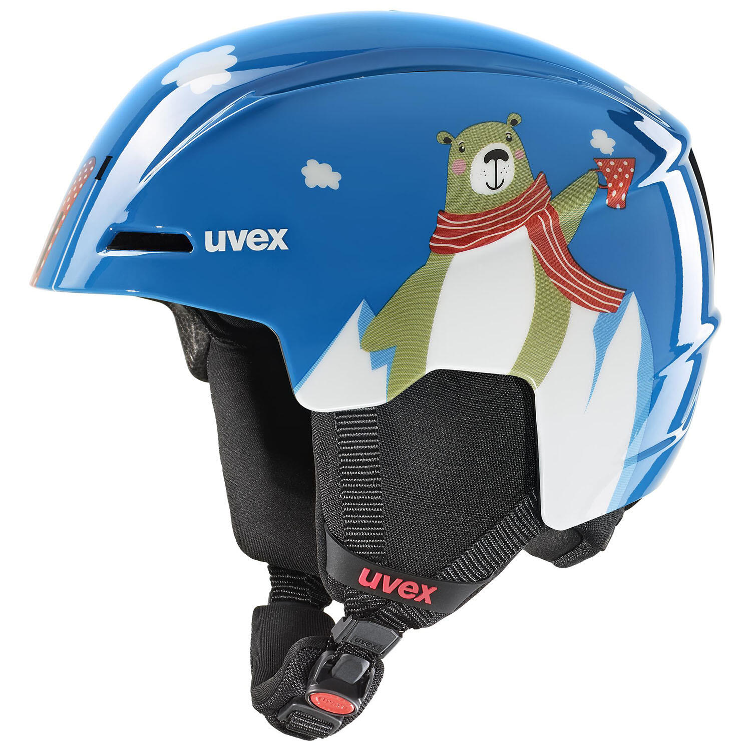 Uvex - Casque De Ski / Snow Viti Blue Bear Garçon - Casque - Bleu - 51-55 Cm - Decathlon